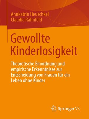 cover image of Gewollte Kinderlosigkeit